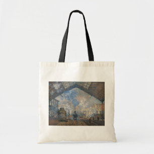 Tote Bag Claude Monet - Gare Saint-Lazare Vue extérieure