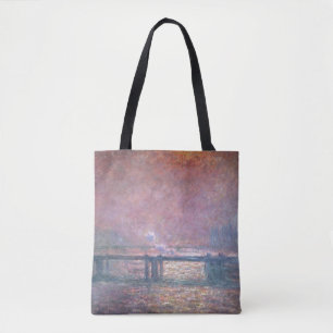 Tote Bag Claude Monet la Tamise chez Charing Cross, 1903