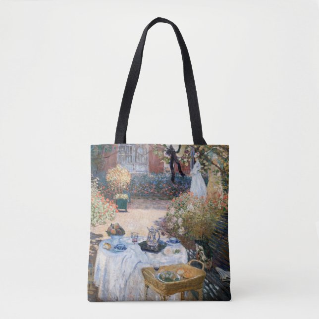 Tote Bag Claude Monet - Le déjeuner, panneau décoratif (Devant)