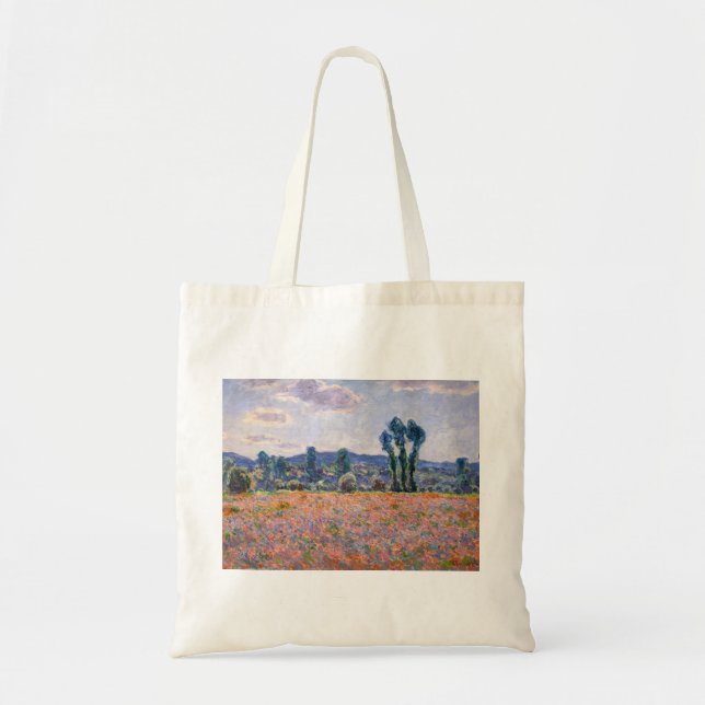 Tote Bag Claude Monet - Poppy Field 1890 (Giverny) (Devant)