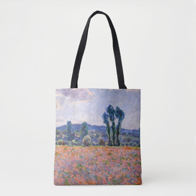 Tote Bag Claude Monet - Poppy Field 1890 (Giverny) (Devant)
