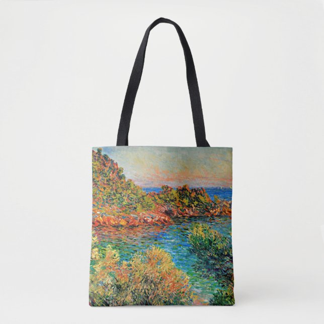 Tote Bag Claude Monet - Près de Monte Carlo, (Devant)