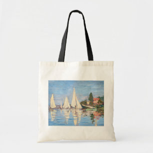 Tote Bag Claude Monet - Regattas at Argenteuil