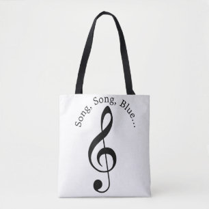 Tote Bag Clé de Sol de ma chanson
