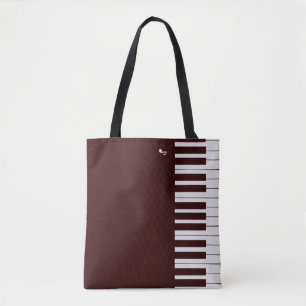 Tote Bag Clés de piano élégantes personnalisées