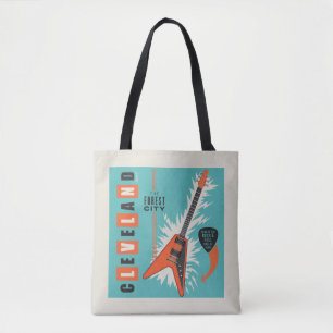 Tote Bag Cleveland Ohio   Guitare électrique