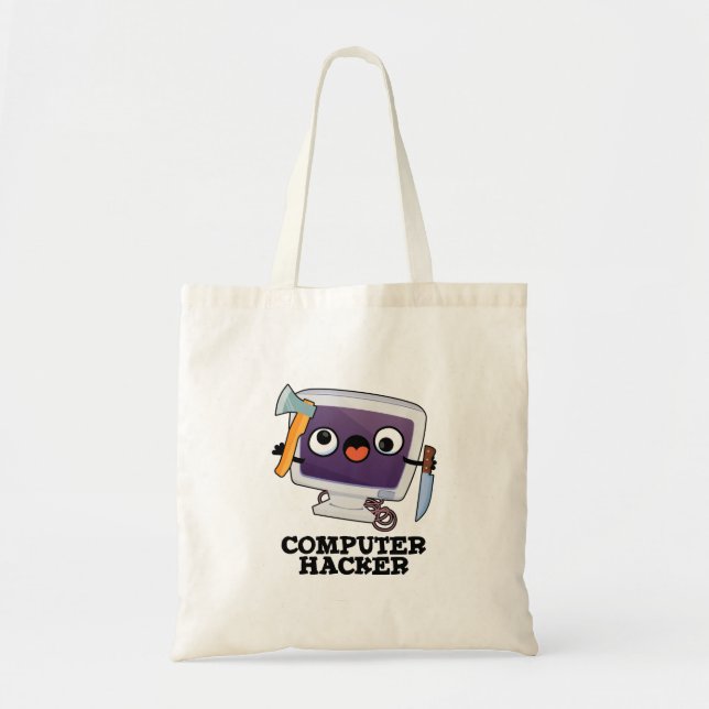 Tote Bag Clin de technologie amusant de pirate informatique (Devant)