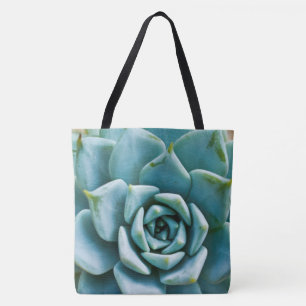 Tote Bag Closeup Succulent