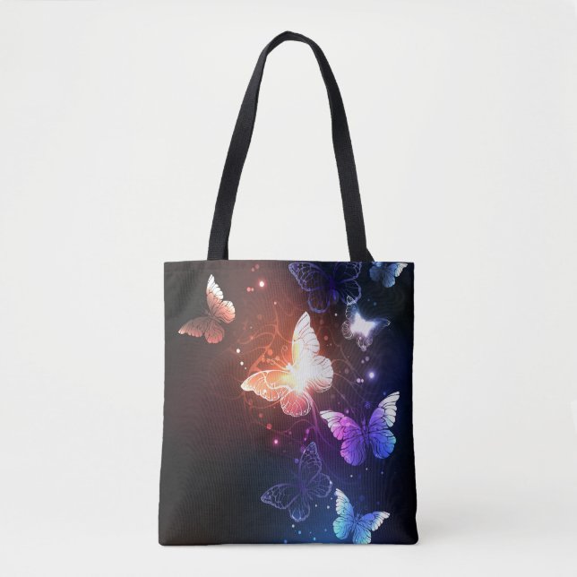 Tote Bag Clowing Night Butterflies (Devant)