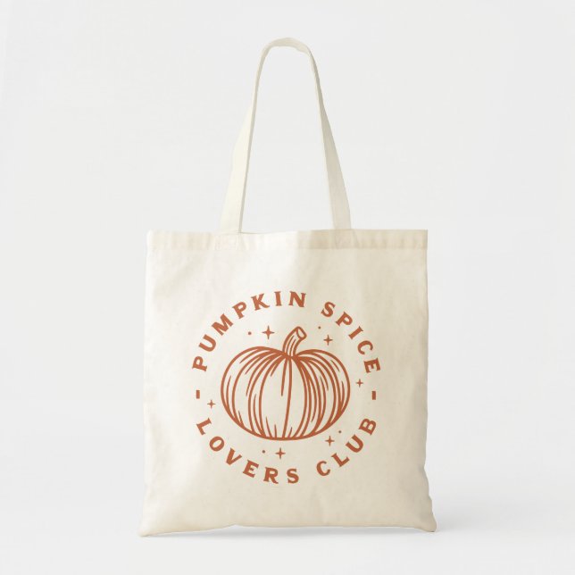 Tote Bag Club citrouille des amateurs d'épices (Devant)