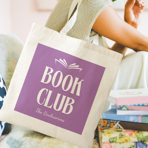 Tote Bag Club de lecture personnalisé