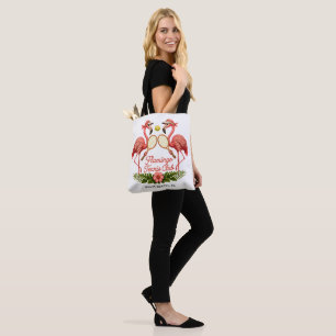 Tote Bag Club de Tennis Flamant Rose Personnalisé