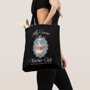 Tote Bag Club d'enseignant d'oie fine sur mesure