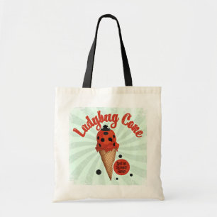 Tote Bag Coccinelle fantaisiste   Art de glace rétro