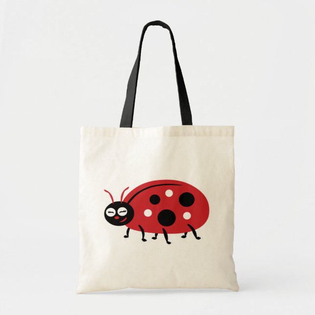 Tote Bag Coccinelle mignonne (Devant)
