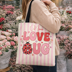 Tote Bag Coccinelle personnalisée Saint-Valentin Coccinelle