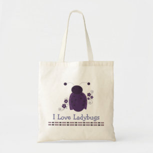 Tote Bag Coccinelle Violette Fantaisiste