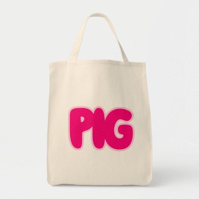 Tote Bag Cochon (Devant)