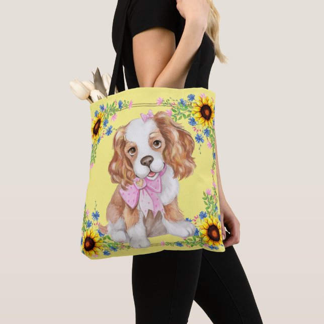 Tote Bag Cocker Spaniel Puppy (De près)