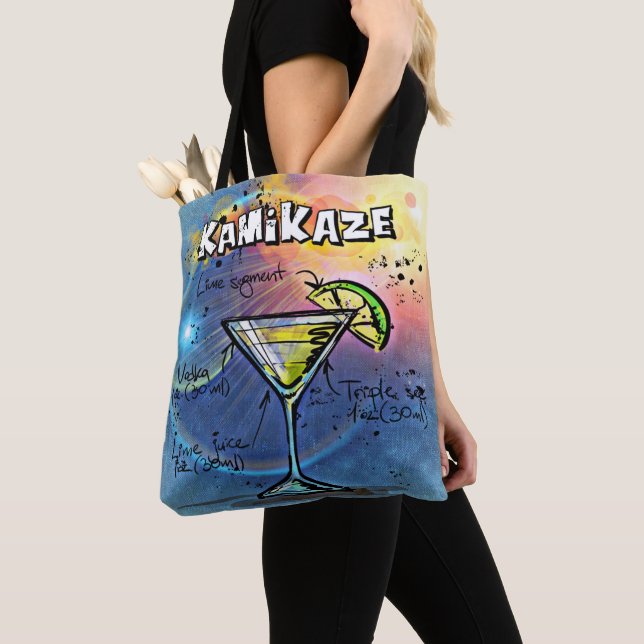 Tote Bag Cocktail Kamikaze (#3 sur 12 jeux de recettes de b (De près)