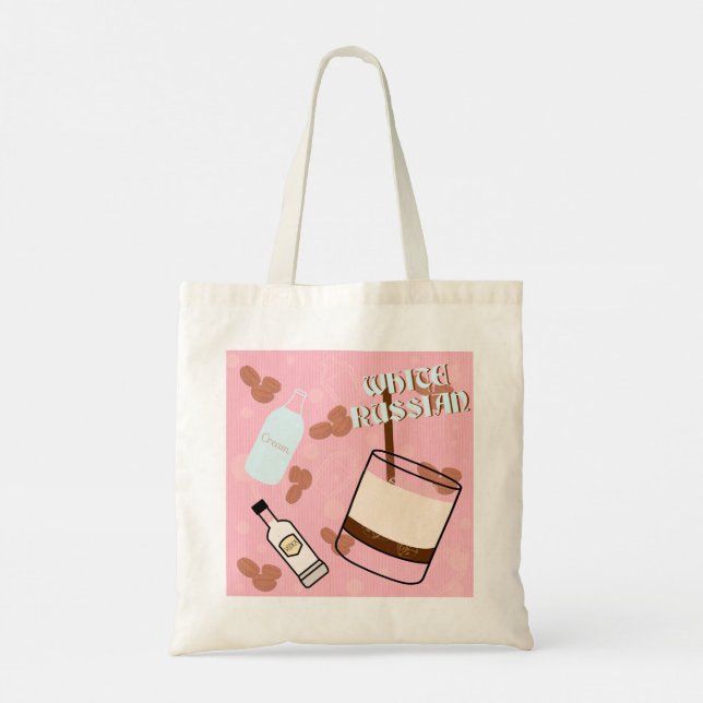Tote Bag Cocktail russe blanc (Dos)