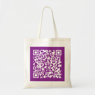 Tote Bag Code QR instantané avec votre URL de site Web   Po