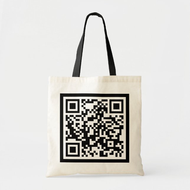 Tote Bag code QR personnalisable (Devant)