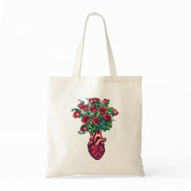 Coeur anatomique avec Roses, Heart Warrior