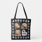 Coeur de noir de nom de chien de collage de 3