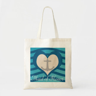 Tote Bag Coeur de plage et domestique d'Ancre d'honneur