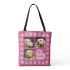 Coeur de rose de nom de chien de collage de 3