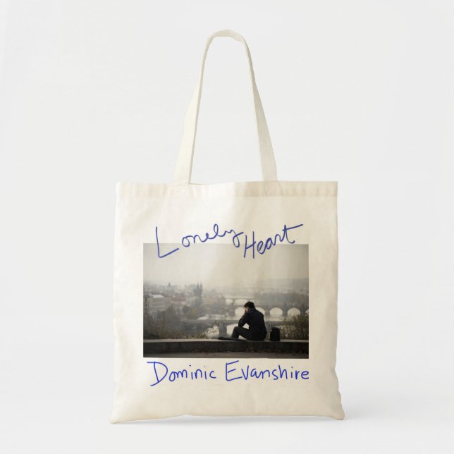Tote Bag Coeur isolé fourre-tout (Devant)