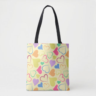 Tote Bag coeur ludique