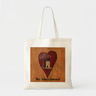 Tote Bag Coeur primitif personnalisable