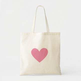 Tote Bag coeur rose