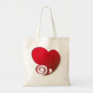 Tote Bag Coeur rouge
