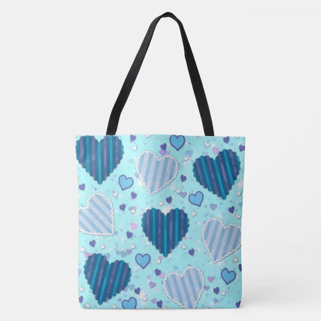 Tote Bag Coeurs (Devant)