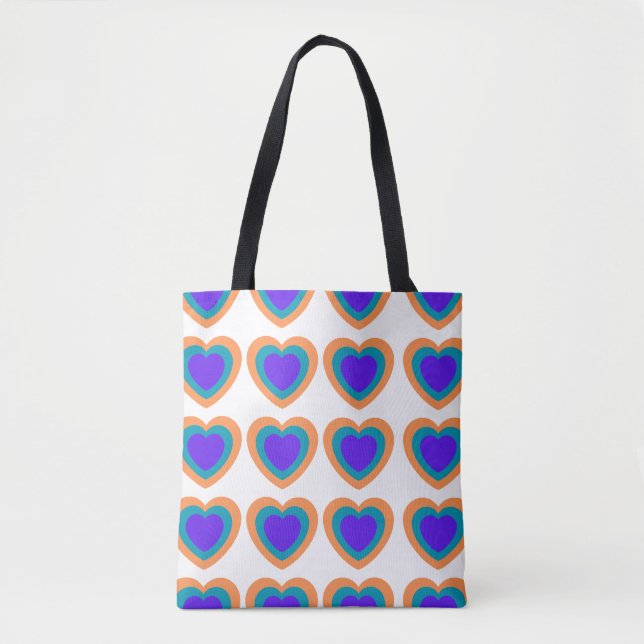 Tote Bag Coeurs (Devant)