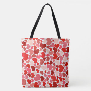 Tote Bag Coeurs multicolores Motif-20367
