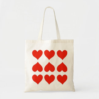 Tote Bag Coeurs rouges