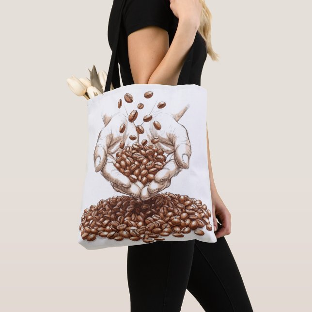 Tote Bag Coffee Bean (De près)