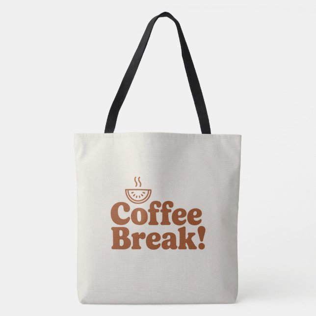 Tote Bag Coffee break (Devant)