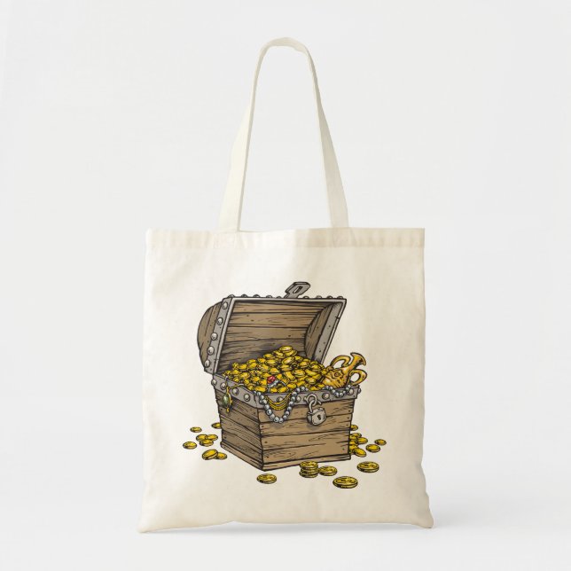 Tote Bag Coffre au trésor (Devant)