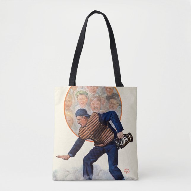 Tote Bag Coffre-fort à la plaque (Devant)