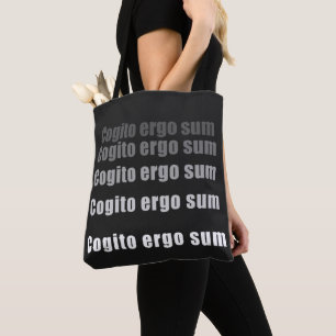 Tote Bag Cogito, ergo sum Citation latine