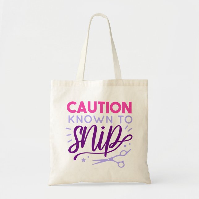 Tote Bag Coiffeur cadeau Cosmetologue coiffeur (Devant)