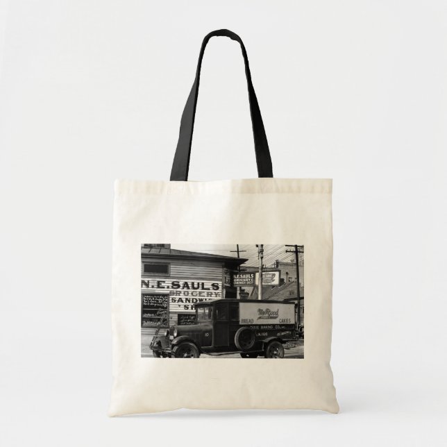 Tote Bag Coin de la rue Louisiane de la Nouvelle-Orléans (Devant)