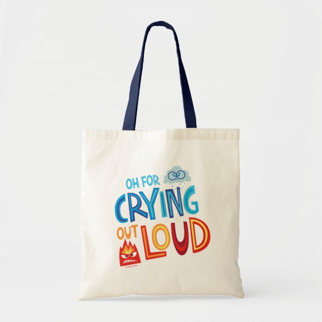 Tote Bag Colère Et Tristesse "Oh Pour Pleurer À La Louve" (Devant)