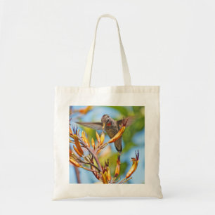 Tote Bag Colibri à la fleur de lin
