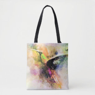 Tote Bag Colibri à l'aquarelle